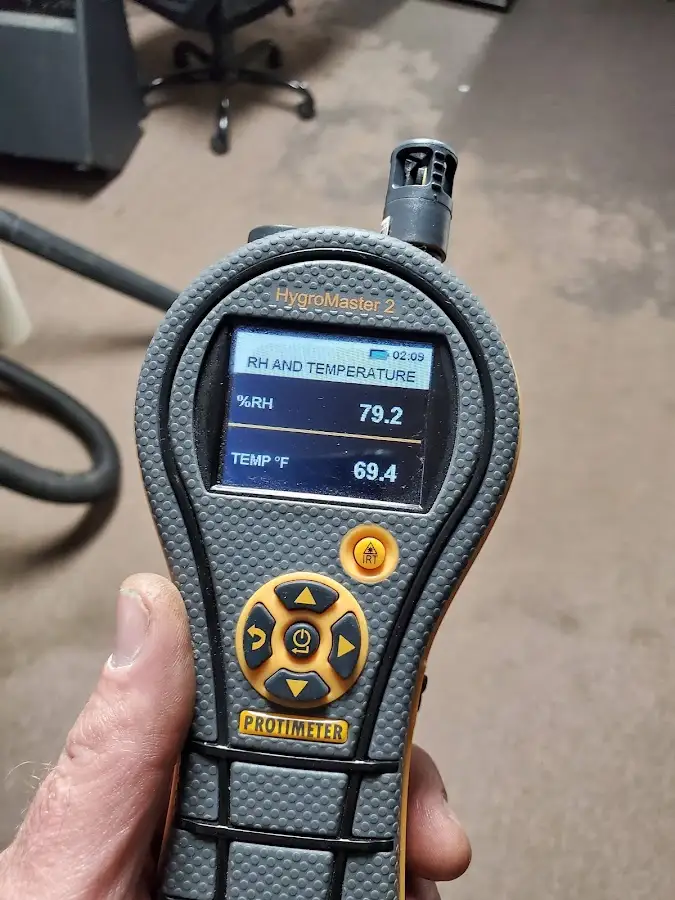 Moisture meter humidity assessment for Fire & Smoke Damage Restoration in Willoughby